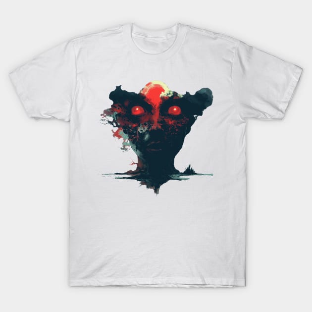 Red Eyes T-Shirt by PixelPusherArt